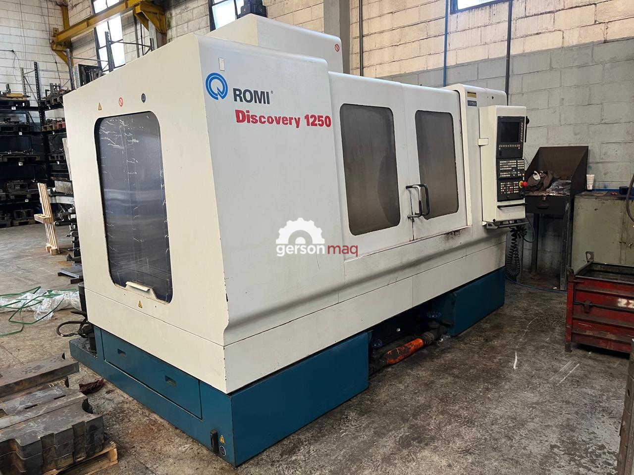 CENTRO DE USINAGEM ROMI D1250 ano 2008 com REFRIGERACAO INTERNA